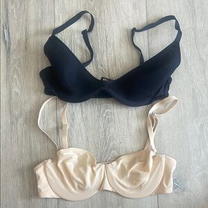 SKIMS Black and Cream Bras Intimates Collection